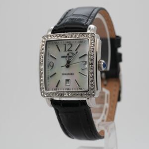 Tourneau Watch Gear Boeing Service Award Watch MOP Dial Crystal Bezel 30mm Runs